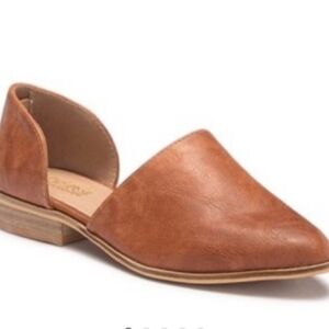 Catherine Malandrino Alaney D Orsay Copper Leather Loafers. Size 9